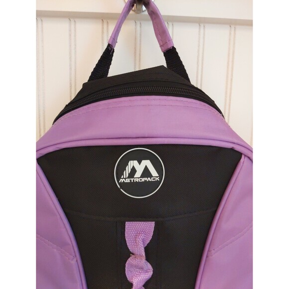 Kids Girls Metropack Purple School Back Pack - Picture 2 of 5